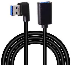 Right Left Angle USB 3.0 Extension Cable,SuperSpeed 90 Degree USB3.0 A Male to Female Super Fast 5Gbps Data Cord for Laptop TV USB Disk Mouse Hard Disk Camera -Black 3.3Ft/1M Right Left Angle USB 3.0 Extension Cable,SuperSpeed 90 Degree USB3.0 A Male to Female Super Fast 5Gbps Data Cord for Laptop TV USB Disk Mouse Hard Disk Camera -Black 3.3Ft/1M