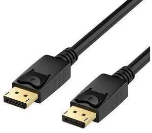 4K DisplayPort to DisplayPort Cable, 10 Feet, Gold-Plated High Speed Display Port 1.2 Cable (4K@60Hz, 2K@144Hz) DP Cable Compatible with Computer, Desktop, Laptop, PC, Monitor, Projector 4K DisplayPort to DisplayPort Cable, 10 Feet, Gold-Plated High Speed Display Port 1.2 Cable (4K@60Hz, 2K@144Hz) DP Cable Compatible with Computer, Desktop, Laptop, PC, Monitor, Projector