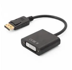 DisplayPort to DVI DVI-D Single Link Adapter, Display Port to DVI Converter Male to Female Black Compatible for HP and Other Brand DisplayPort to DVI DVI-D Single Link Adapter, Display Port to DVI Converter Male to Female Black Compatible for HP and Other Brand
