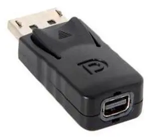 Black DP DisplayPort Male to Mini DP DisplayPort Female Adapter for Displays HDTV Monitor Black DP DisplayPort Male to Mini DP DisplayPort Female Adapter for Displays HDTV Monitor