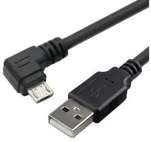 Left Angled 90 Degree Micro USB 2.0 Type 5Pin to USB 2.0 Type-A Data Charge Cable 480Mbps Data for Phone Tablet Computer Camera (100cm) Left Angled 90 Degree Micro USB 2.0 Type 5Pin to USB 2.0 Type-A Data Charge Cable 480Mbps Data for Phone Tablet Computer Camera (100cm)