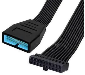 USB 3.0 Header Extension Cable,USB 3.0 19/20 Pin Male to Female Internal Extension Adapter(5.9 inch) USB 3.0 Header Extension Cable,USB 3.0 19/20 Pin Male to Female Internal Extension Adapter(5.9 inch)
