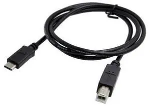 USB-C USB 3.1 Type C Male Connector to USB 2.0 B Type Male Data Cable for Cell Phone Laptop 100cm USB-C USB 3.1 Type C Male Connector to USB 2.0 B Type Male Data Cable for Cell Phone Laptop 100cm