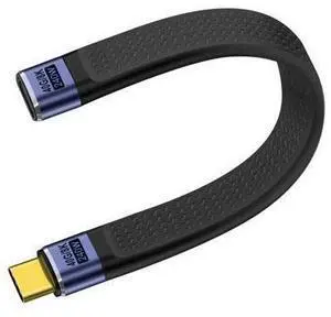 USB C Extension Cable 40Gbps Flat USB C Extension Cable 240W 48V 5A Support Audio & Video 8K@60Hz, for Phones, Laptops, PC (Straight, 13 cm) USB C Extension Cable 40Gbps Flat USB C Extension Cable 240W 48V 5A Support Audio & Video 8K@60Hz, for Phones, Laptops, PC (Straight, 13 cm)