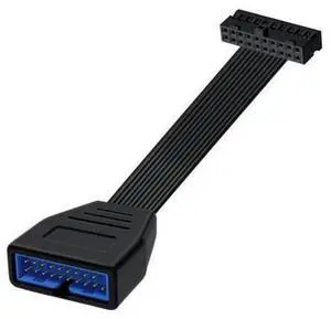 USB 3.0 19/20 Pin Extension Cable USB 3.0 19/20 Pin Internal Extension Header Adapter Cable, for Desktop Computers (15 cm) USB 3.0 19/20 Pin Extension Cable USB 3.0 19/20 Pin Internal Extension Header Adapter Cable, for Desktop Computers (15 cm)