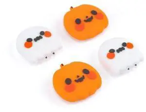 GeekShare Switch Accessories Kawaii Pumpkin Ghost Silicone Thumb Grips & Joystick Covers Compatible with Switch / OLED / Lite (4PCS) - Spooky Holiday Gift for Gamers GeekShare Switch Accessories Kawaii Pumpkin Ghost Silicone Thumb Grips & Joystick Covers Compatible with Switch / OLED / Lite (4PCS) - Spooky Holiday Gift for Gamers