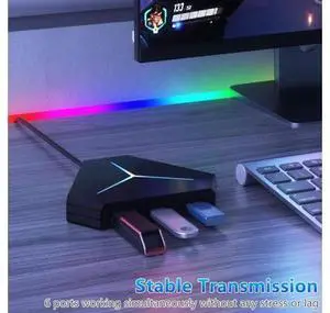 Zell 10-Port Usb Hub 3.0/2.0, Usb C Hub With 3.2Ft/1M Long Cord, Sd/Tf Card Reader, Usb Splitter For Laptop, Keyboard, Mouse, Mac, Pc, Ipad Pro, Surface Pro And Usb C Devices Zell 10-Port Usb Hub 3.0/2.0, Usb C Hub With 3.2Ft/1M Long Cord, Sd/Tf Card Reader, Usb Splitter For Laptop, Keyboard, Mouse, Mac, Pc, Ipad Pro, Surface Pro And Usb C Devices