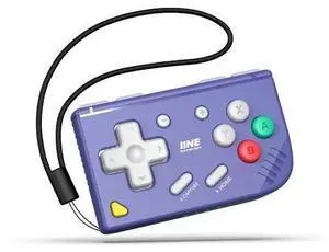 IINE Mini Retro Game Controller, Pocket-Size Wireless Mini Game Controller with Keychain Design, Portable Travel Controller for Mobile & PC Gaming (Purple) IINE Mini Retro Game Controller, Pocket-Size Wireless Mini Game Controller with Keychain Design, Portable Travel Controller for Mobile & PC Gaming (Purple)
