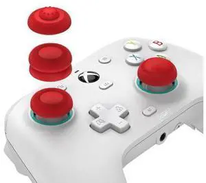 Thumb Grip Pack - Red, Compatible with Xbox One/Series, PS4/PS5, Switch Pro Controllers Thumb Grip Pack - Red, Compatible with Xbox One/Series, PS4/PS5, Switch Pro Controllers
