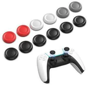 IINE Joystick Replacement Caps for PS4/PS5 Controller, PS5 Thumb Grips, Anti-Slip PS4 Joystick Caps, PS5 Controller Analog Stick Grips, 3D Analog Cap Skin Replacement Part Repair Accessories, 12 PCS IINE Joystick Replacement Caps for PS4/PS5 Controller, PS5 Thumb Grips, Anti-Slip PS4 Joystick Caps, PS5 Controller Analog Stick Grips, 3D Analog Cap Skin Replacement Part Repair Accessories, 12 PCS