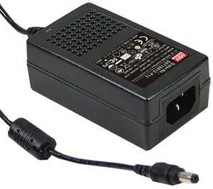 MEAN WELL GST18A05-P1J AC-DC High Reliability Industrial Table Top Power Supply, 2.1mm Plug Level VI, 5V 3A 15W 3-Wire MEAN WELL GST18A05-P1J AC-DC High Reliability Industrial Table Top Power Supply, 2.1mm Plug Level VI, 5V 3A 15W 3-Wire