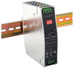 DDR-120B-48 120W DIN Rail DC/DC Converter O/P +48V2.5A - 1 item(s) DDR-120B-48 120W DIN Rail DC/DC Converter O/P +48V2.5A - 1 item(s)