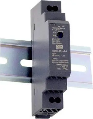DDR-15L-12 15W Din Rail DC/DC Converter O/P +12V1.25A - 1 item(s) DDR-15L-12 15W Din Rail DC/DC Converter O/P +12V1.25A - 1 item(s)