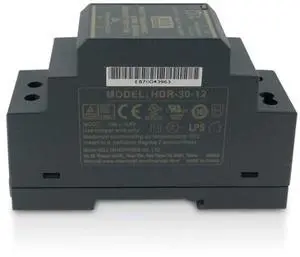 Original Mean Well HDR-30 Series DIN Rail Power Supply 110V/220VAC to 5V 12V 15V 24V 48V DIN Rail Ultra Slim Step Shape Power Supply Isolated LPS CE UL Transformer (HDR-30-12(12V 2A)) Original Mean Well HDR-30 Series DIN Rail Power Supply 110V/220VAC to 5V 12V 15V 24V 48V DIN Rail Ultra Slim Step Shape Power Supply Isolated LPS CE UL Transformer (HDR-30-12(12V 2A))