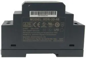 Original Mean Well HDR-30 Series DIN Rail Power Supply 110V/220VAC to 5V 12V 15V 24V 48V DIN Rail Ultra Slim Step Shape Power Supply Isolated LPS CE UL Transformer (HDR-30-48(48V 0.75A)) Original Mean Well HDR-30 Series DIN Rail Power Supply 110V/220VAC to 5V 12V 15V 24V 48V DIN Rail Ultra Slim Step Shape Power Supply Isolated LPS CE UL Transformer (HDR-30-48(48V 0.75A))