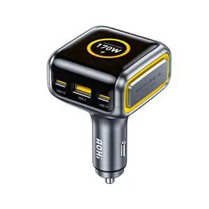 SUPERAUTO 170W Car Charger with TFT Smart Display, 140W PD 3.1 USB C Fast Charging Car Adapter, Compatible with MacBook Pro, Laptops, iPhone 17 Pro Max, Galaxy S25 Ultra SUPERAUTO 170W Car Charger with TFT Smart Display, 140W PD 3.1 USB C Fast Charging Car Adapter, Compatible with MacBook Pro, Laptops, iPhone 17 Pro Max, Galaxy S25 Ultra