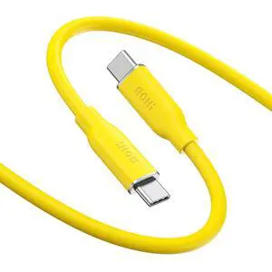 140W USB C to USB C Cable PD 3.1 Type C Fast Charging Cable Fast Charge for MacBook Pro, iPhone 15 Pro Max Plus, iPad Pro/Air, Galaxy S23Ultra, Pixel, Switch, 3.3ft, Yellow 140W USB C to USB C Cable PD 3.1 Type C Fast Charging Cable Fast Charge for MacBook Pro, iPhone 15 Pro Max Plus, iPad Pro/Air, Galaxy S23Ultra, Pixel, Switch, 3.3ft, Yellow