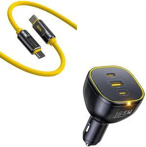 165W Laptop Car Charger Adapter 140W USB C Car Lighter Charger +USB 4 2.0 Cable 3.3FT with up to 120Gbps Bandwidth Boost Dual 8K/4K Display 240W PD 3.1 Fast Charging 165W Laptop Car Charger Adapter 140W USB C Car Lighter Charger +USB 4 2.0 Cable 3.3FT with up to 120Gbps Bandwidth Boost Dual 8K/4K Display 240W PD 3.1 Fast Charging