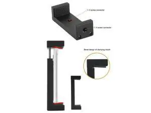 Universal Phone Tripod Mount Adapter With Cold Shoe Clip Holder For SmartPhone Universal Phone Tripod Mount Adapter With Cold Shoe Clip Holder For SmartPhone