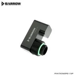 Barrow G1/4 360°rotation offset adapter POM portable edition 15MM TX360PZ-15P Barrow G1/4 360°rotation offset adapter POM portable edition 15MM TX360PZ-15P