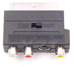 10pcs/Lot Hot Selling RGB Scart to Composite RCA S-Video AV TV Audio Adapter 10pcs/Lot Hot Selling RGB Scart to Composite RCA S-Video AV TV Audio Adapter