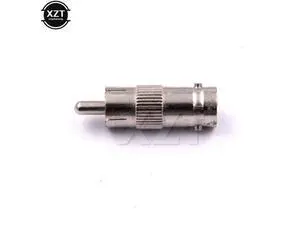 50pcs BNC Female Jack to RCA Male Coaxial Connector Silvery Adapter Coupler Plug for CCTV Camera Durable 50pcs BNC Female Jack to RCA Male Coaxial Connector Silvery Adapter Coupler Plug for CCTV Camera Durable