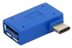 USB-C Type-C to USB 3.0 Female OTG Adapter Right Angled 90 Degree for Laptop & Cell Phone USB-C Type-C to USB 3.0 Female OTG Adapter Right Angled 90 Degree for Laptop & Cell Phone