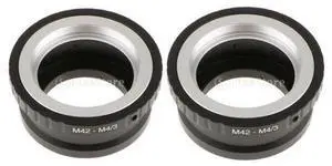2 pcs Lens Mount Adapter for M42 to Olympus E-P Micro Four Thirds M 4/3 Camera M42 Lens adapter allows for Olympus E-P 2 pcs Lens Mount Adapter for M42 to Olympus E-P Micro Four Thirds M 4/3 Camera M42 Lens adapter allows for Olympus E-P