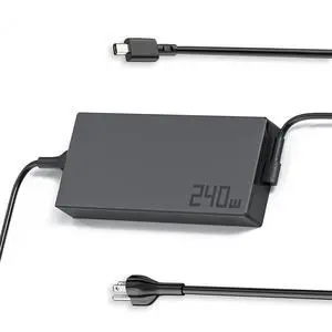 240W Charger Replacement for ASUS ROG Zephyrus ProArt TUF Power Supply Cord | Temperature control AC Adapter for Tuf A16 A18 A14 laptop ROG Zephyrus G14 G16 Flow Z13 ProArt PX13 P16 Rectangle Gaming w 240W Charger Replacement for ASUS ROG Zephyrus ProArt TUF Power Supply Cord | Temperature control AC Adapter for Tuf A16 A18 A14 laptop ROG Zephyrus G14 G16 Flow Z13 ProArt PX13 P16 Rectangle Gaming w