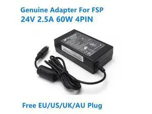 24V 2.5A 2A 60W 4PIN FSP FSP060-DAAN2 Power Supply AC Adapter For H00000901 HU10142-16137 Laptop Charger 24V 2.5A 2A 60W 4PIN FSP FSP060-DAAN2 Power Supply AC Adapter For H00000901 HU10142-16137 Laptop Charger