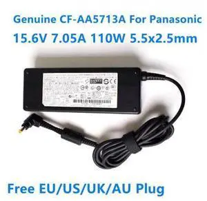 15.6V 7.05A 110W 5.5x2.5mm CF-AA5713A J1 M3 AC Adapter For Panasonic CF-29 CF-31 CF-52 CF-53 CF-54 Power Supply Charger 15.6V 7.05A 110W 5.5x2.5mm CF-AA5713A J1 M3 AC Adapter For Panasonic CF-29 CF-31 CF-52 CF-53 CF-54 Power Supply Charger