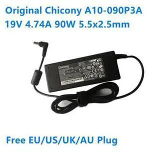Chicony A10-090P3A 19V 4.74A 90W 5.5x2.5mm AC Adapter For MSI PS42 A15-090P1A A16-090P1A Laptop Power Supply Charger Chicony A10-090P3A 19V 4.74A 90W 5.5x2.5mm AC Adapter For MSI PS42 A15-090P1A A16-090P1A Laptop Power Supply Charger