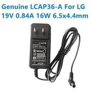 US Plug LCAP36-A 19V 0.84A ADS-18FSG-19 AC Adapter For LG 19M38A 19M38D 19M38H 22MK430H 22MK400A Power Supply Charger US Plug LCAP36-A 19V 0.84A ADS-18FSG-19 AC Adapter For LG 19M38A 19M38D 19M38H 22MK430H 22MK400A Power Supply Charger