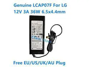LCAP07F 12V 3A 36W AC Adapter For LG FLATRON E2250V E2260 E1948SX W1943SE SCREEN 575LM LED Monitor Power Supply Charger LCAP07F 12V 3A 36W AC Adapter For LG FLATRON E2250V E2260 E1948SX W1943SE SCREEN 575LM LED Monitor Power Supply Charger