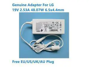 19V 2.53A 48.07W DA-48F19 MS-Z2530R190-048M0-E EAY65897802 AC Adapter For LG E2242C IPS224T LCD TV MONITOR Power Charger 19V 2.53A 48.07W DA-48F19 MS-Z2530R190-048M0-E EAY65897802 AC Adapter For LG E2242C IPS224T LCD TV MONITOR Power Charger