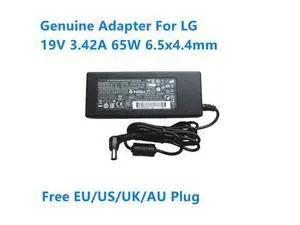 19V 3.42A 65W 6.5x4.4mm DA-65G19 PA-1650-68 AC Adapter For LG R400 R410 S530 M2380 M2780DF LCD Monitor Power Charger 19V 3.42A 65W 6.5x4.4mm DA-65G19 PA-1650-68 AC Adapter For LG R400 R410 S530 M2380 M2780DF LCD Monitor Power Charger