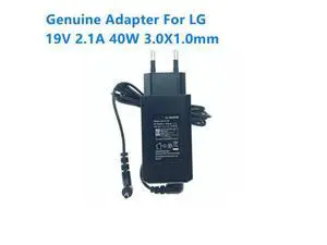 19V 2.1A 40W 3.0x1.0mm LCAP48-BK LCAP48-WK WA-40G19FS AC Power Adapter For LG GRAM 15Z960 14Z970 15Z980 Laptop Charger 19V 2.1A 40W 3.0x1.0mm LCAP48-BK LCAP48-WK WA-40G19FS AC Power Adapter For LG GRAM 15Z960 14Z970 15Z980 Laptop Charger