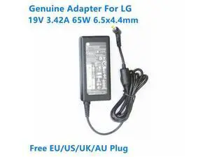 LCD Monitor Charger AC Adapter For LG 19V 3.42A 65W R400 M2280D M2780D E2742V PA-1650-68 DA-65G19 Power Supply Adaptor LCD Monitor Charger AC Adapter For LG 19V 3.42A 65W R400 M2280D M2780D E2742V PA-1650-68 DA-65G19 Power Supply Adaptor