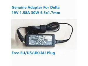19V 1.58A 30W 5.5x1.7mm Delta ADP-30TH B ADP-30MH B AC Adapter For ACER Laptop Power Supply Charger 19V 1.58A 30W 5.5x1.7mm Delta ADP-30TH B ADP-30MH B AC Adapter For ACER Laptop Power Supply Charger