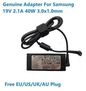 19V 2.1A 40W A13-040N2A AD-4019A AC Adapter For SAMSUNG 530U3C 530U3B 535U3C 900X3G 900X3A Laptop Power Supply Charger 19V 2.1A 40W A13-040N2A AD-4019A AC Adapter For SAMSUNG 530U3C 530U3B 535U3C 900X3G 900X3A Laptop Power Supply Charger