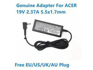 19V 2.37A 45W 5.5x1.7mm ADP-45HE B PA-1450-26 AC Adapter For Acer Aspire V3 E3 E5 ES1 Series Laptop Power Supply Charger 19V 2.37A 45W 5.5x1.7mm ADP-45HE B PA-1450-26 AC Adapter For Acer Aspire V3 E3 E5 ES1 Series Laptop Power Supply Charger