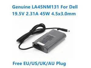 LA45NM131 19.5V 2.31A 45W 4.5x3.0mm DA45NM131 AC Power Adapter For Dell XPS 11 12 13 INSPIRON 14 15 3000 Laptop Charger LA45NM131 19.5V 2.31A 45W 4.5x3.0mm DA45NM131 AC Power Adapter For Dell XPS 11 12 13 INSPIRON 14 15 3000 Laptop Charger