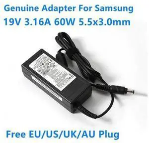 ADP-60ZH D CPA09-004A 19V 3.16A 60W 5.5x3.0mm AC Adapter For Samsung R440 R423 RV411 RF411 Laptop Power Supply Charger ADP-60ZH D CPA09-004A 19V 3.16A 60W 5.5x3.0mm AC Adapter For Samsung R440 R423 RV411 RF411 Laptop Power Supply Charger