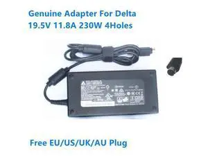 DELTA ADP-230EB T 19.5V 11.8A 230W AC Adapter For MSI GT62VR 7RE-417CN CLEVO NP9752 P750ZM Laptop Power Supply Charger DELTA ADP-230EB T 19.5V 11.8A 230W AC Adapter For MSI GT62VR 7RE-417CN CLEVO NP9752 P750ZM Laptop Power Supply Charger