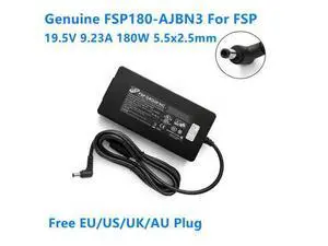 19.5V 9.23A 180W FSP FSP180-AJBN3 Power Supply AC Adapter For XNE15E19 MAG-15 EVOO EG-LP5-BK A15-180P1A Laptop Adapters 19.5V 9.23A 180W FSP FSP180-AJBN3 Power Supply AC Adapter For XNE15E19 MAG-15 EVOO EG-LP5-BK A15-180P1A Laptop Adapters
