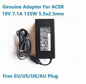 19V 7.1A 135W 5.5x2.5mm ADP-135KB T Power Supply AC Adapter For ACER PA-1131-16 Laptop Charger 19V 7.1A 135W 5.5x2.5mm ADP-135KB T Power Supply AC Adapter For ACER PA-1131-16 Laptop Charger