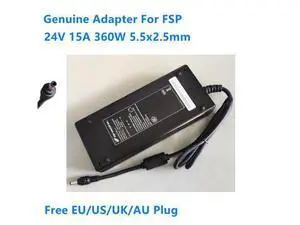 24V 15A 360W 5.5x2.5mm FSP-360-AAAN1 AC Switching Power Adapter For FSP Power Supply Charger 24V 15A 360W 5.5x2.5mm FSP-360-AAAN1 AC Switching Power Adapter For FSP Power Supply Charger
