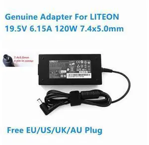 19.5V 6.15A 120W 7.4x5.0mm LITEON PA-1121-26 AC Power Adapter For Laptop Charger Power Supply 19.5V 6.15A 120W 7.4x5.0mm LITEON PA-1121-26 AC Power Adapter For Laptop Charger Power Supply
