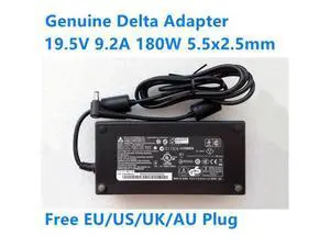 19.5V 9.2A 180W 5.5x2.5mm DELTA ADP-180NB BC AC Power Adapter For MSI GT60 2PE-1055CN GT70 2OC-059US GX70 Laptop Charger 19.5V 9.2A 180W 5.5x2.5mm DELTA ADP-180NB BC AC Power Adapter For MSI GT60 2PE-1055CN GT70 2OC-059US GX70 Laptop Charger