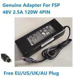 AC Adapter For FSP FSP120-AFB 48V 2.5A 120W 4PIN Power Supply Charger AC Adapter For FSP FSP120-AFB 48V 2.5A 120W 4PIN Power Supply Charger
